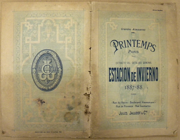 Catálogo de venta de <i>Au Printemps.</i> 1887