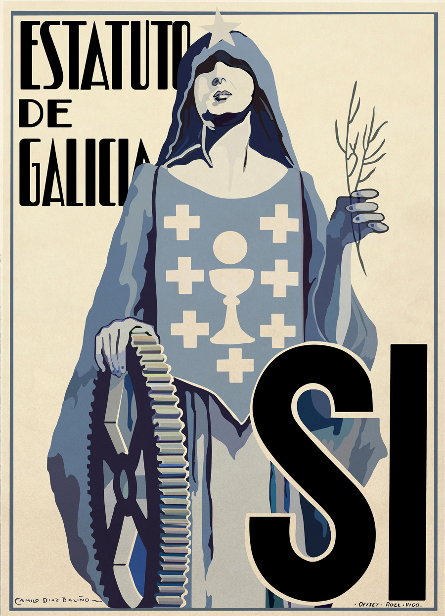  Conferencia de Iria-Friné Rivera: ‘O imaxinario galego ao poder. Os once carteis do Estatuto de Galicia (1936)’