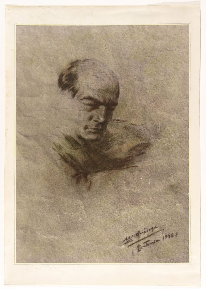 Autorretrato, 1946. Manuel Quiroga