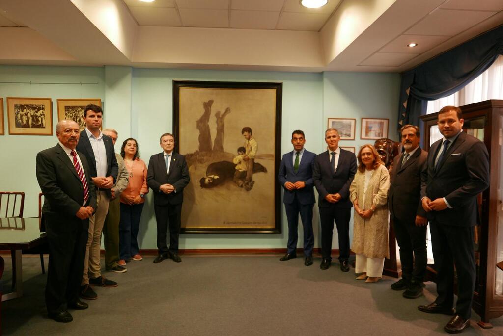  Luis López pecha en Bos Aires a cesión do cadro de Castelao “A derradeira lección do mestre” para expoñelo no Museo de Pontevedra por primeira vez na historia