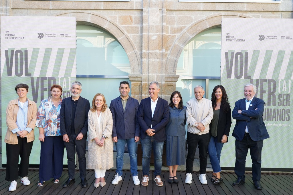  Luis López e Rafa Domínguez fan balance do impacto do regreso da Bienal a Pontevedra: 125.000 espectadores e o aval de case 9 de cada 10 persoas para repetir en 2027