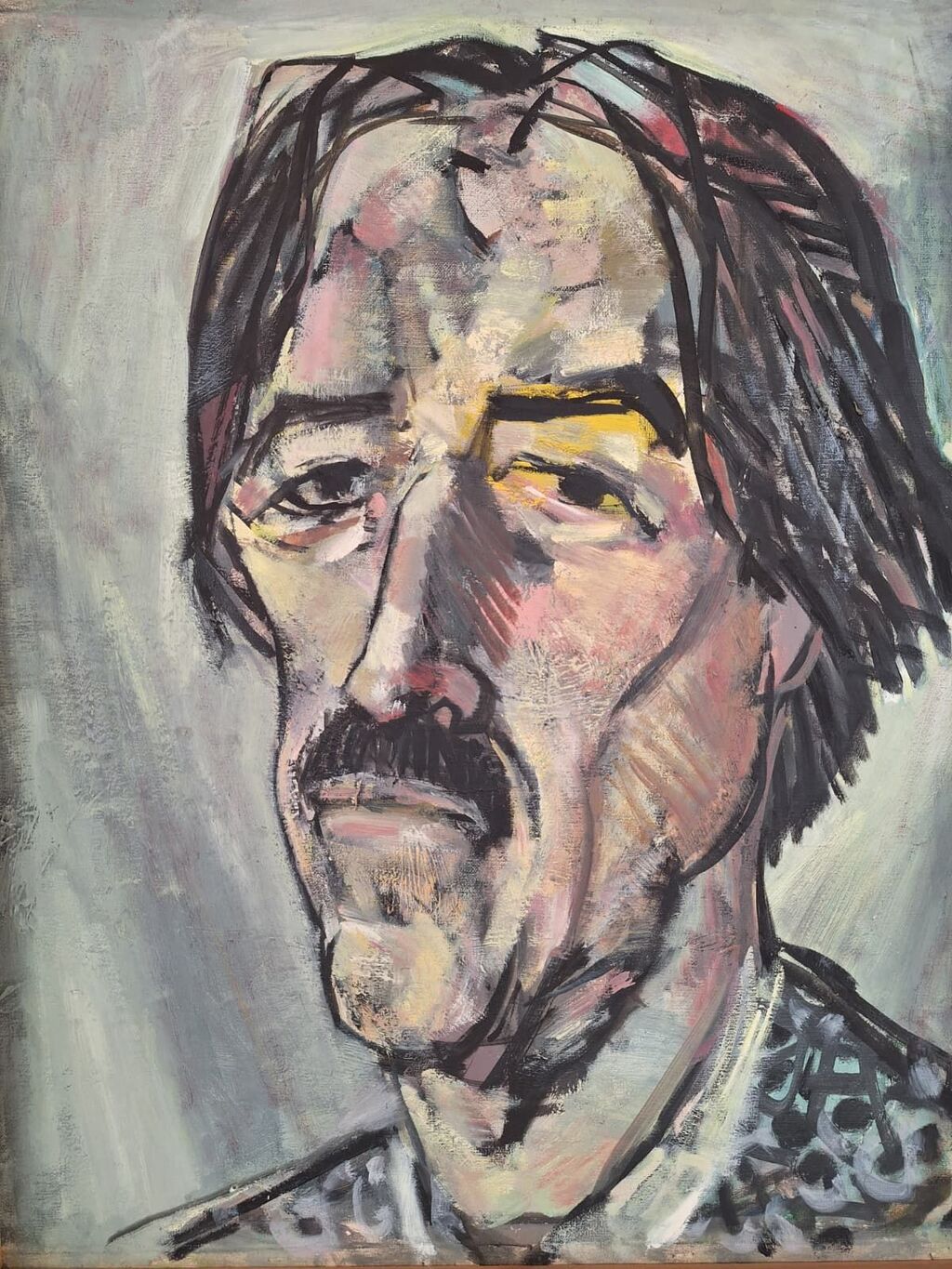 Retro de José Ruibal. Óleo, 1987. Rafael Alonso Fernández