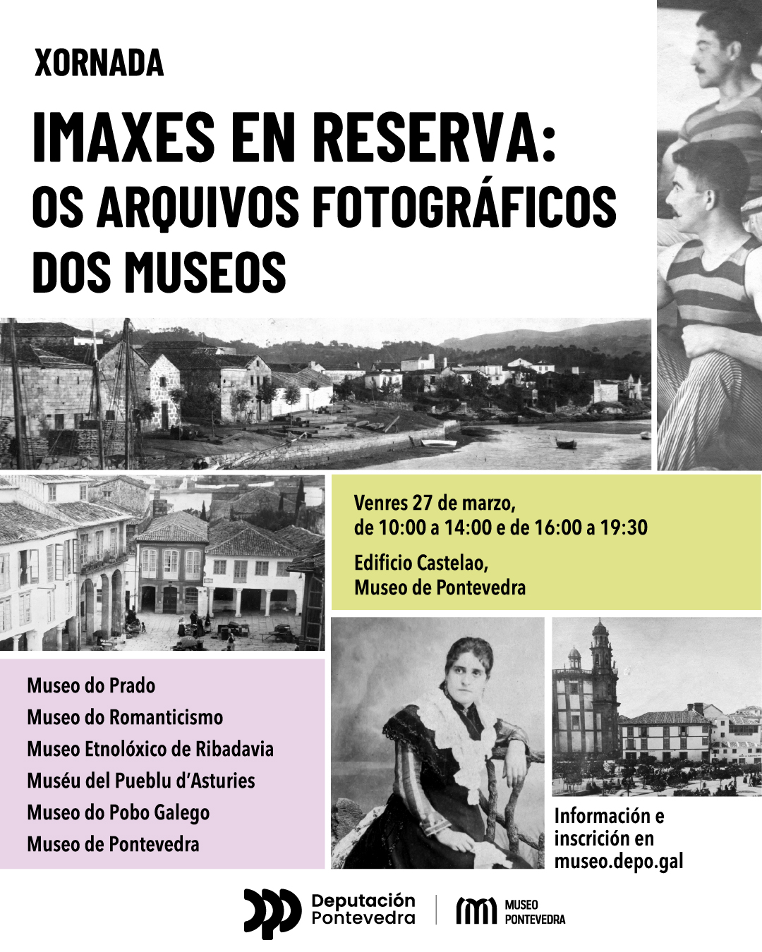 cartel xornada imaxes en reserva: os arquivos fotográficos dos museos