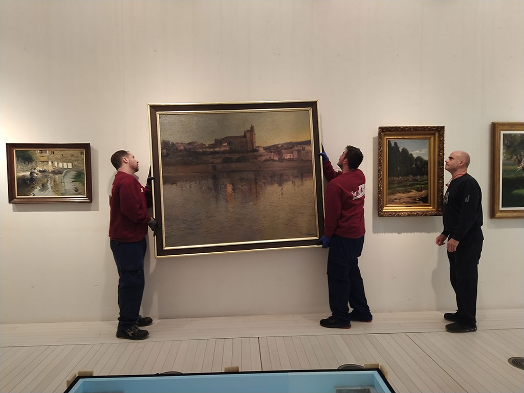  O Museo incorpora á exposición permanente unha espléndida vista de Pontevedra de Eliseo Meifrén cedida en depósito polo Prado
